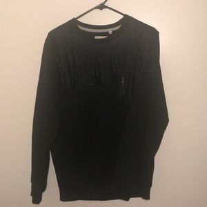 Black crew neck